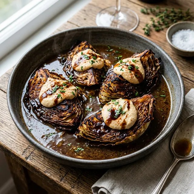 Chou Braisé au Bouillon