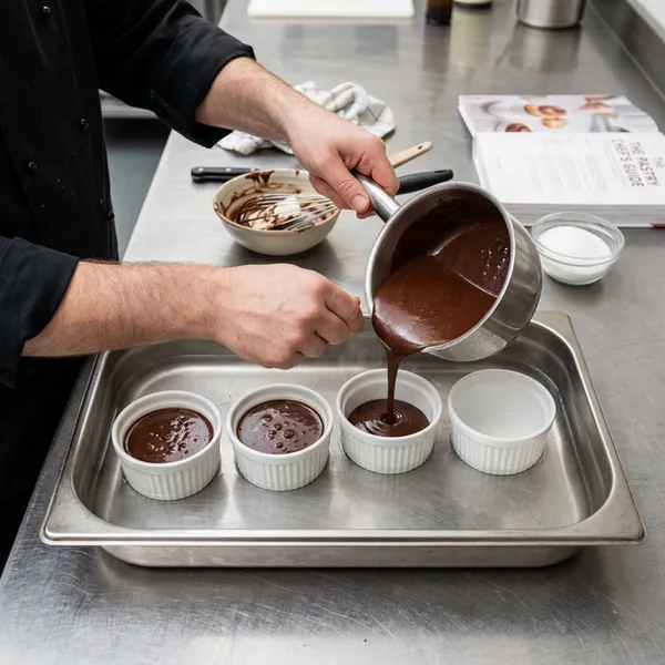 Verser dans les ramequins